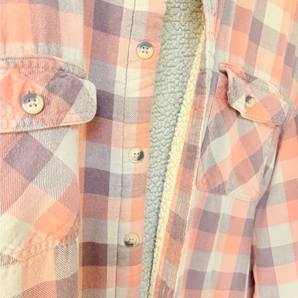 Wrangler Plaid Flannel Shirt/Shacket Size XL - Picture 6 of 12